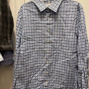 Men's Blue Checkered Shirt